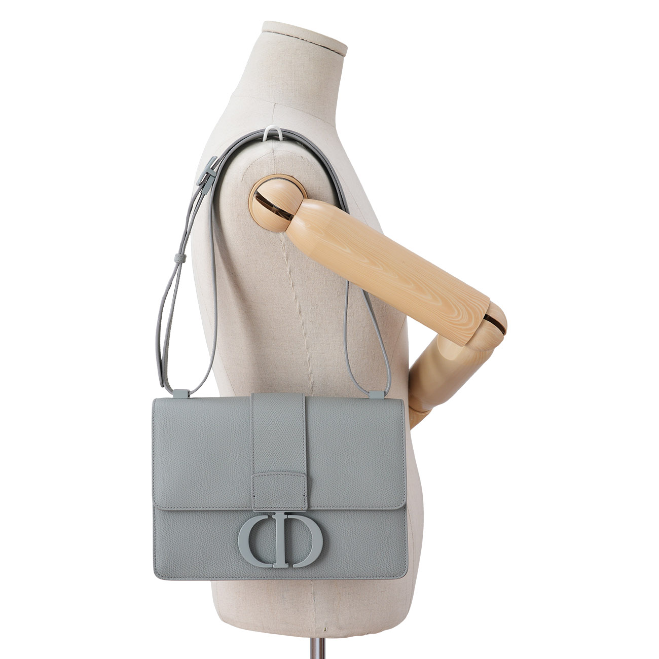 CHRISTIAN DIOR(USED)디올 30몽테인 숄더백 스톤그레이